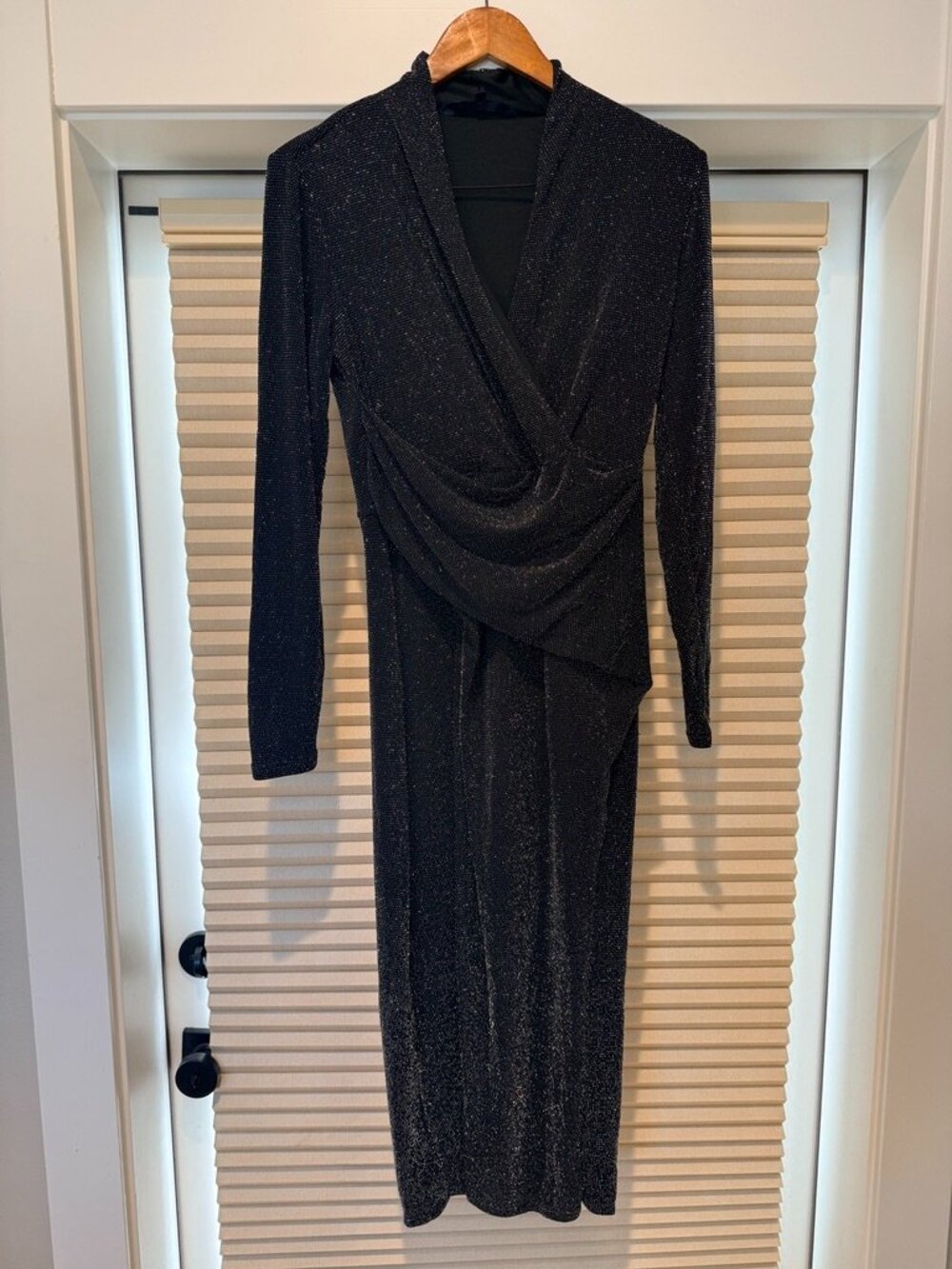 RACHEL Rachel Roy Medium Black Sequin Dress (via Rent the Runway)